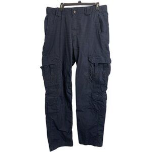 5.11 Tactical Series Navy Blue Cargo Pants 38/36 W/L Durable Workwear